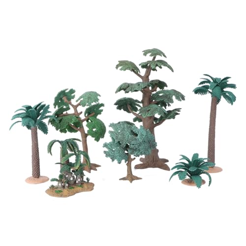 Toyvian 1 jeu de modèle d'arbre de simulation d'arbre de simulation arbre miniature aquarium arbre paysage décoration palmier modèle de table de sable...