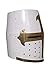Medieval cotton Handmade Medieval Knight Templar Crusader Helmet – Large Metal Helmet, White Armor Headwear, New Historical Replica