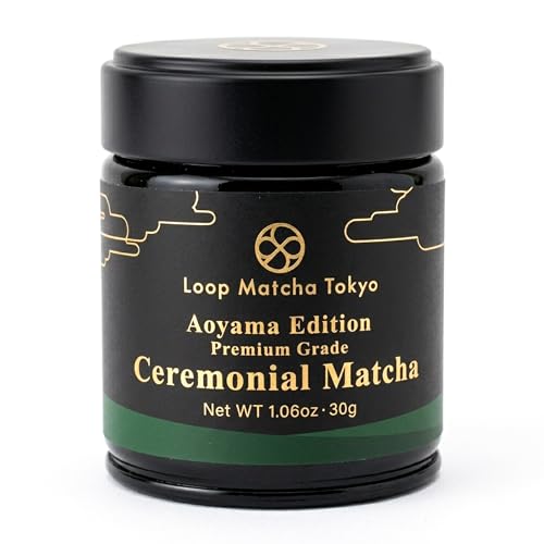 Loop Matcha Tokyo Aoyama Edition - Pure Japanese Ceremonial Matcha Powder 30g - Stone Ground...