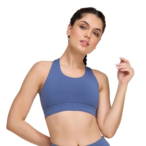 Image of Kica Crostini Full Coverage Sports Bra - High-Impact Support & Quick-Dry KICASKN Fabric