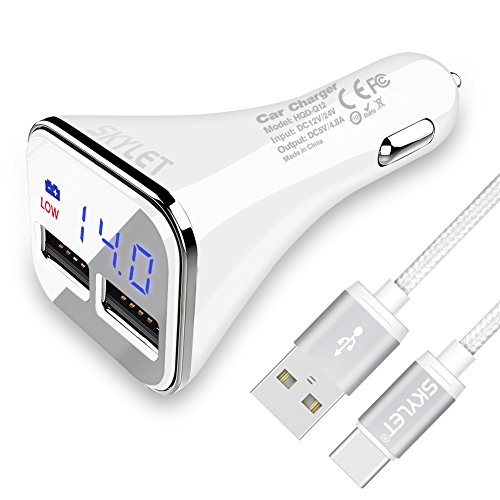 SKYLET Car Charger Adapter Universale Doppio USB