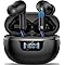 Auriculares Inalambricos Bluetooth, In-Ear Auriculares Bluetooth 5.4 con 4 ENC Cancelacion Ruido HD Mic, 48H Estéreo HiFi Cascos Inalambricos Running IP7 Impermeable/Pantalla LED/Carga Rápida Tipo-C