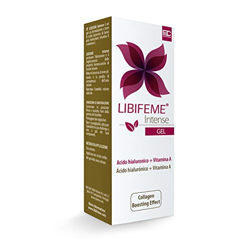 LBIFEME INTENSE gel - Super hidratante Intimo vaginal zona externa - Mujer Rejuvenecimiento Vulvar con Hilauronico bajo peso molecular con Vitaminas A y E - Renovación Celular Intensa 30 ml