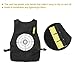 Alomejor Double Sided Water Activated Target Vest Quick Drying Breathable Average Size Hand Wash Reusable Vest for Family Pool Fun