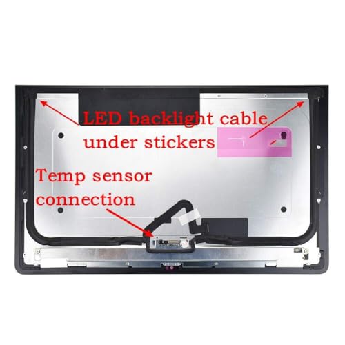 Image of Replacement LM215WF3 SD D1 D2 D3 D4 D5 for iMac 21.5 inch A1418 2K LCD Display LCD Screen Assembly with Front Glass 2012 2013 2014 Year (not for 4K Version)