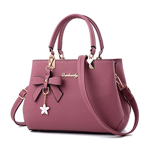 Sac messenger femme noir cuir PU contre l'encombrement taille S
