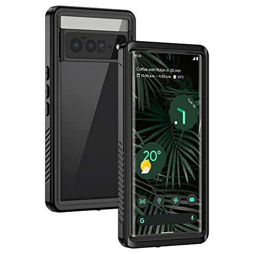 Lanhiem for Pixel 6 Pro Case, Waterproof Pixel 6 Pro Cases with Screen Protector Dustproof Shockproof Cover