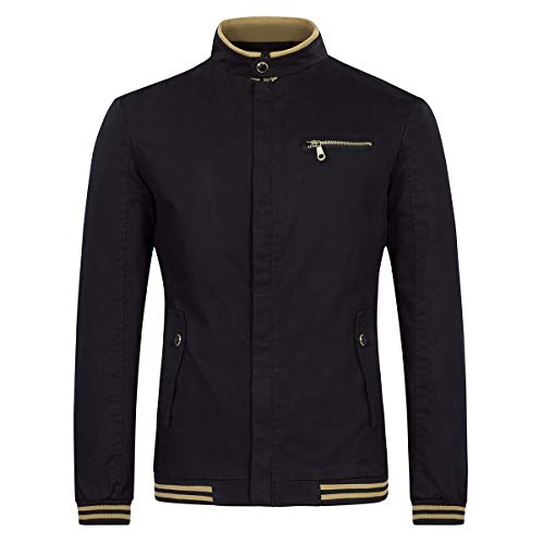 YOUTHUP Herren Softhelljacke Übergangsjacke Baseball Freizeit Sportsjacke Regular Fit