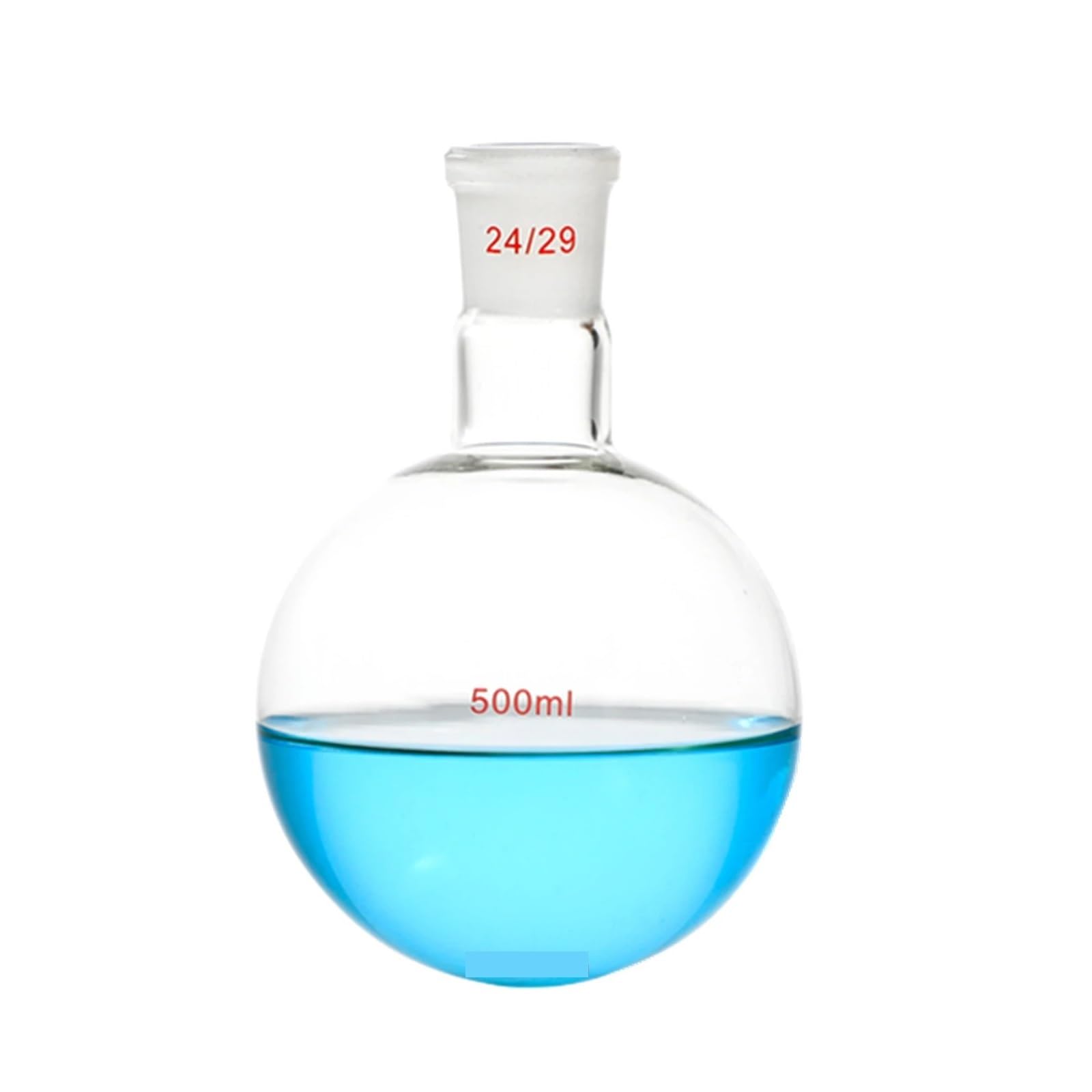 Frasco de vidrio 24/29, botella de química de fondo redondo, cristalería de laboratorio(150ml)
