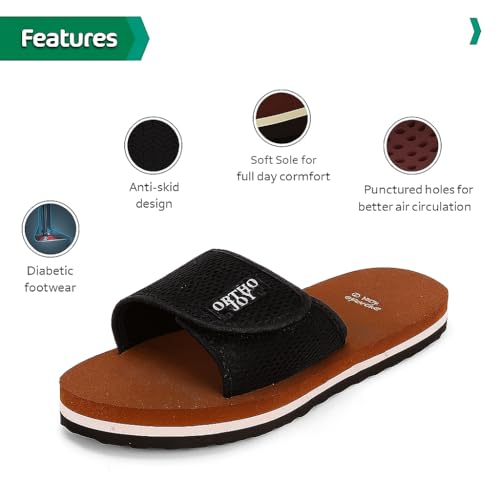 Image of ORTHO JOY Extra Soft Doctor Ortho Slippers for Men /Flip-flops
