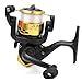 Fishing Reels Baitcasting Fixed Spool Reel Powerful Carp Fishing Reel Spinning 5.2: 1 Gear Ratio with Transparent Wire Yellow &