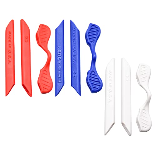 Pieds de Rechange en Silicone pour Lunettes Radarlock : Restez Actif en Couleur Rouge Bleu Blanc
