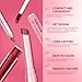3PCS Lip Liner and Lipstick Combo Set - Matte Lip Liner Pencil, Velvet Matte Lipstick & Hydrating Collagen Lip Gloss - Long-Lasting, Smudge-Proof, High Pigment Nude Pink Lip Makeup Kit (Nude Pink)