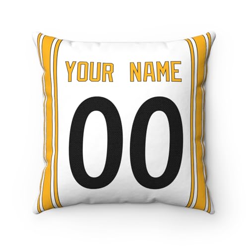 Image of ANTKING Throw Pillow 2 Pack Custom Any Name and Number Personalized Gift for Men Women Boys