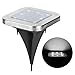 4pcs 8LED Solar Buried Light Lamp Outdoor Pathway Garden Decor