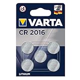 Lieferumfang:5er-Blister CR2016