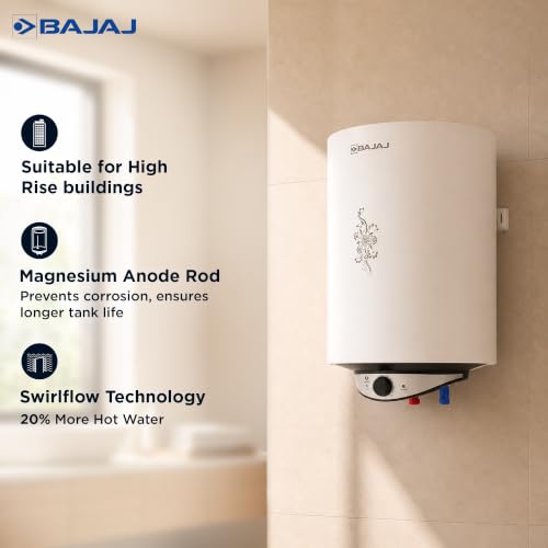 Bajaj Store Bajaj Edrea 25 Litre Star Rated Storage Wall Mount Water - Image 5