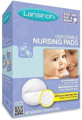 Lansinoh 20265 Disposable Nursing Pads, 8 Pack by Lansinoh