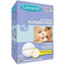 Lansinoh 20265 Disposable Nursing Pads, 8 Pack by Lansinoh