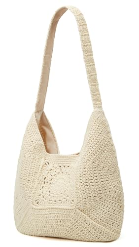 Epsion Women Straw Beach Bag Casual Bucket Tote Summer Woven Handbag Shoulder Bag Shopping Travel 20252