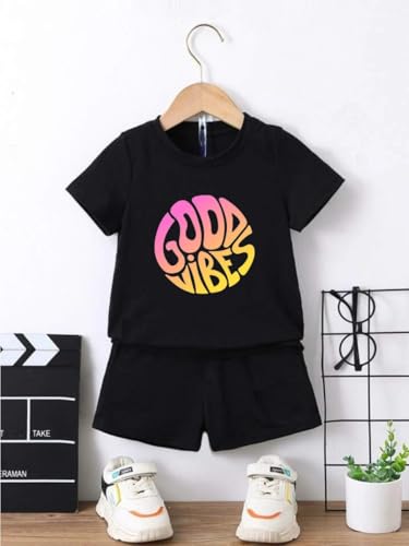 Image of THIIYA KIDS Boys Cotton Co-Ord Set | Printed T-Shirt & Shorts | Soft Comfortable Summer Wear for Kids