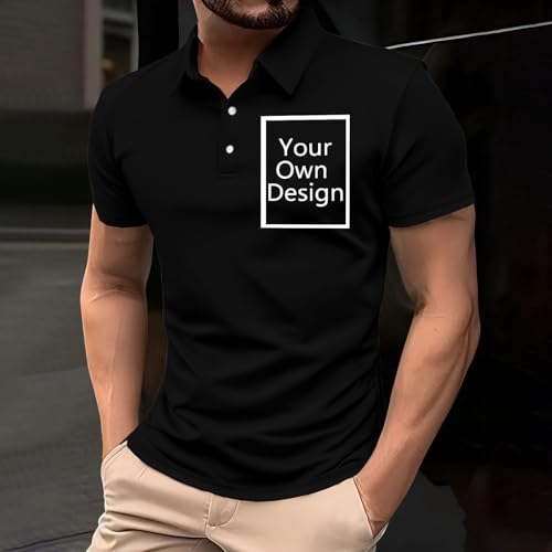 Custom Polo Shirt for Men Design Your Own Logo Personalized Shirts - image 7