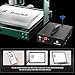 AnoleX CNC Router Machine 4030-Evo Ultra 2, All-Metal XYZ Axis Dual Steel Linear Guides & Ball Screws with 800W Trim Router for Metal Aluminum Brass Wood Acrylic PCB