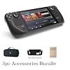 Valve Steam Deck 1TB Handheld Gaming Console with Carring case, 1280 x 800 LCD Display, Bundle Silicone Soft Cover Protector & Tempered Glass Film