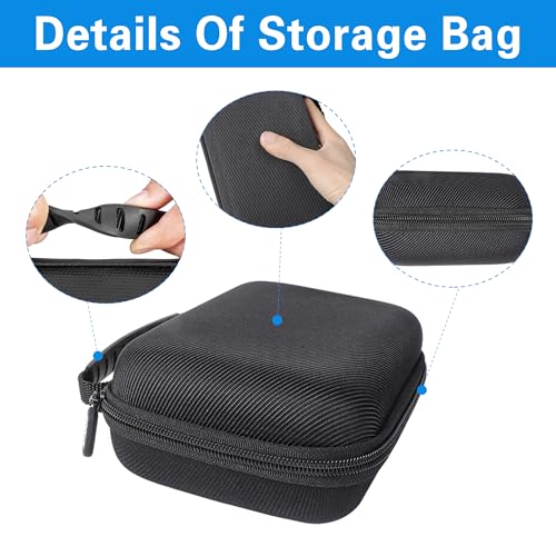 Osmo Pocket 3 Tasche, Tragbarer Aufbewahrungs Koffer aus PU, Tasche für DJI Osmo Pocket 3, Carrying Case kompakte Reiseschutz Tasches für DJI Osmo Pockets 3 Creator Combos Zubehör