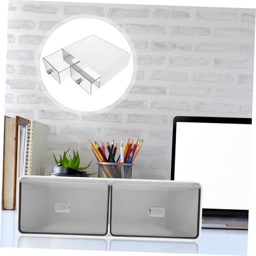 Boîte à papeterie en PP blanc durable pour rangement d'accessoires - 5