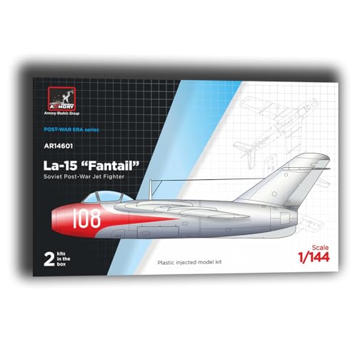 Armory AR-14601 1/144 Model kit of La-15 Fantail, Soviet Post-War Jet Fighter