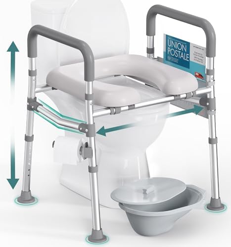 Top 5 Raised Bed with Seating Options You Didn't Know You Needed 6 HOMLAND Raised Toilet Seat with Handles, 500lb Toilet Seat Riser for Seniors with Bedpan, Adjustable Height & Width, Handicap Elevated Toilet Seat for Elderly, Bedside, Fit Any Toilet