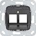 Produktbild Gira 560200 Modular Jack 2, 2-Fach Tragring