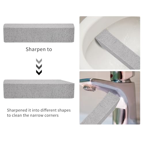 30 PCS Scouring Stick, Pumice Stone for Toilet Bowl Cleaning, Scouring Stick Remove Toilet Bowl Hard Water Rings, Calcium Buildup and Rust Suitable for Cleaning Household Bath Kitchen Pool Stove Grill - Image 4