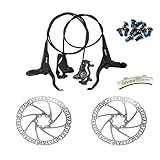 DEYING Zoom Hydraulic Disc Brake Mountain Bike Set MTB Front & Rear/w Disc Rotor 160mm