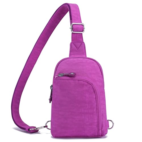 Image of Haytijoe RFID Anti-Theft Sling Bag for Women, Small Crossbody Travel Purse with Locking Zippers, Lightweight Everyday Bag