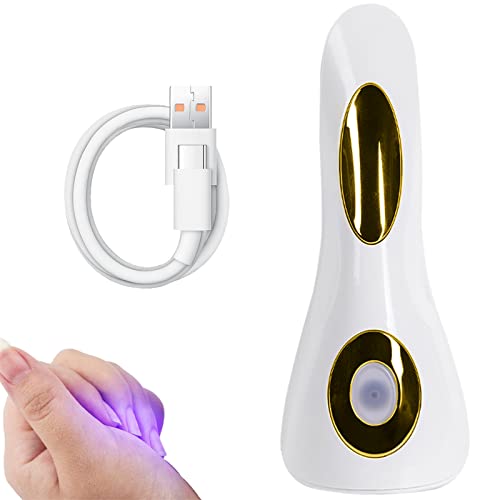 Lampe UV Sèche Ongles, Portable Sèche-ongles Lampe UV LED Ongle, 10W Séchoirs à Ongles Lumière Lampe pour une utilisation à la maison et en salon Cover