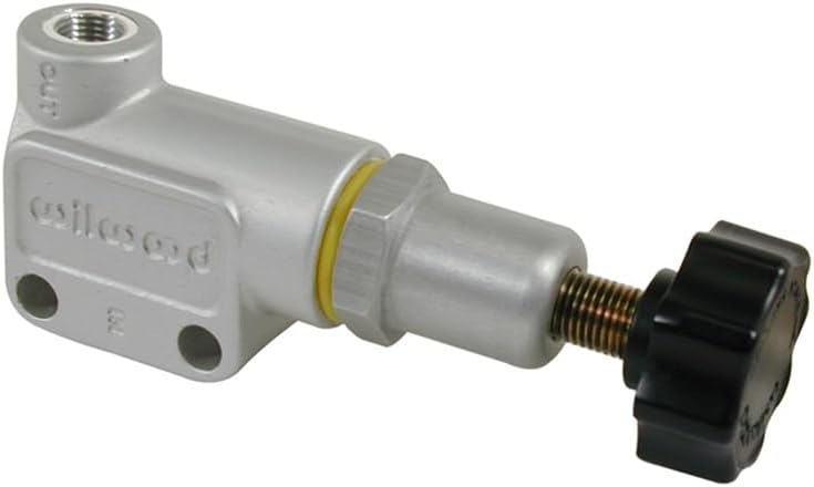 Wilwood 260-10922 Proportioning Valve with Compact Knob, 3/8-24 IF Inlet & OutleT