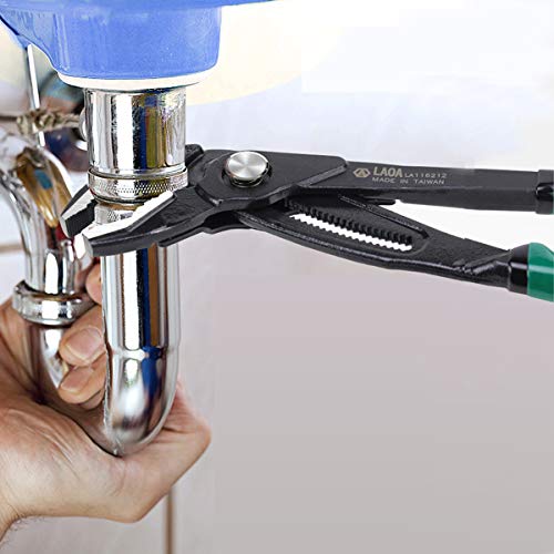 Laoa Water Pump Pliers,V-Jaw,Tongue And Groove Pliers,7-Inch #TOP6