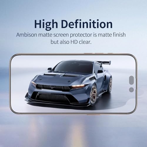 Image of DPJ Tempered Glass for iPhone (6.1 Inch) With Installation Kit | Military-Grade Gorilla Screen Protector | Edge to Edge Coverage |9H Hardness |Bubble-Free | Case Friendly | (2, iPhone 17 Air [Matte])