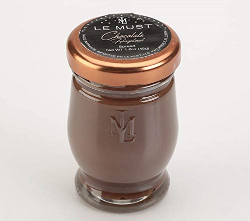 Le Must™ All Natural Chocolate Hazelnut Spread Mini Glass Bottle Roomservice, 1.6 ounce - 48 per case