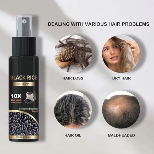 Spray Voluminizador para Cabello con Proteína de Arroz Negro 3.38oz miniatura 6