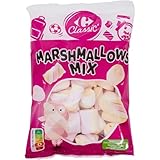 CARREFOUR CLASSIC' - Confiserie Guimauve Marshmallows - Bonbons Tendres et Moelleux - le paquet de 250g - Le Lot De 4