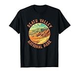 Death Valley National Park Illustration Distressed Circle T-Shirt