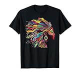 Woman Natural Roots Hair Rainbow Dashiki African Tribal T-Shirt