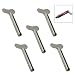 Produktbild iwobi 5 Stück Tubenquetscher Edelstahl Tubenausdrücker Metall Tubenschlüssel Tubenauspresser für Friseur Zahnpasta