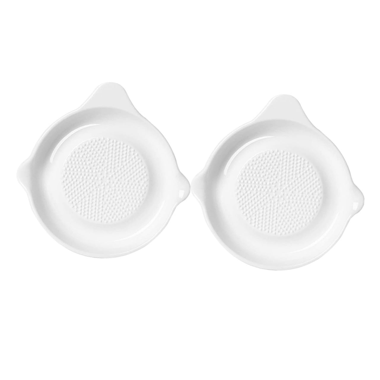 iplusmile 2pezzi Grattugia Per Aglio e Radice Tritatutto in Ceramica Resistente All Usura Multifunzione Per Uso Domestico Macina Verdure e Spezie in Piccoli