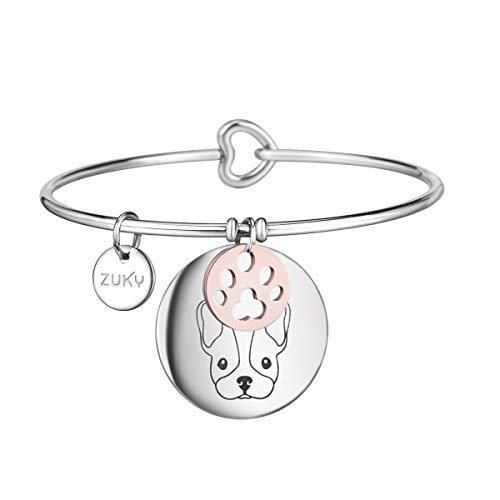 ZUKY Steel, dédiés aux amoureux des animaux Bracelets (Bulldog français)