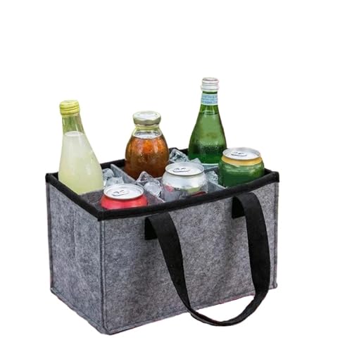 Bolsa de fieltro para vino: el porta botellas con asa ideal para tus picnics