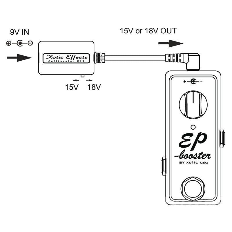 Amazon | Xotic エキゾチック 電圧コンバーター Voltage Doubler (XVD